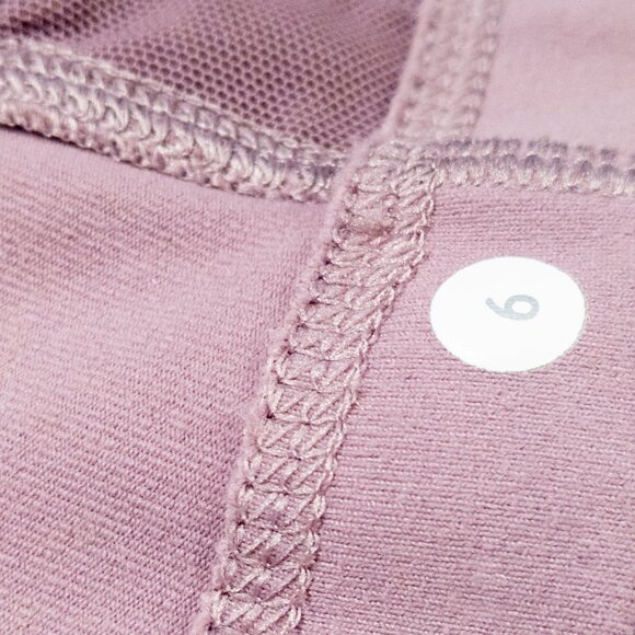 Lululemon Sz 6 Define Full Zip Purple Black Jacket Athleisure Casual Activewear - Picture 7 of 7